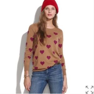 Wallace / Madewell heart sweater